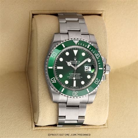 preowned rolex hulk|used Rolex Hulk for sale.